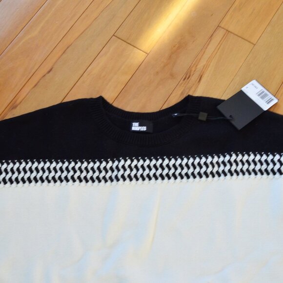 The Kooples Two-tone jumper Size M NWT - Picture 3 of 11